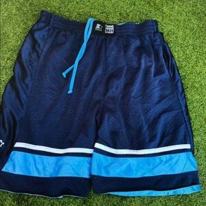Men's Navy Blue Athletic Shorts